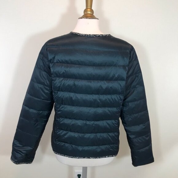 Lands End Reversable packable Down Jacket - Picture 3 of 6